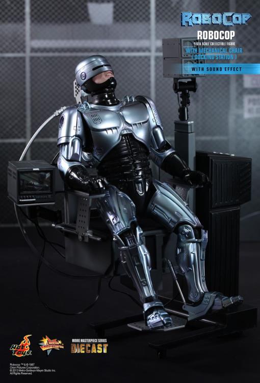 RoboCop MMS203D05 Robocop with Mechanical Chair (Docking Station) 1/6th Scale Collectible Figure Gallery Image 5