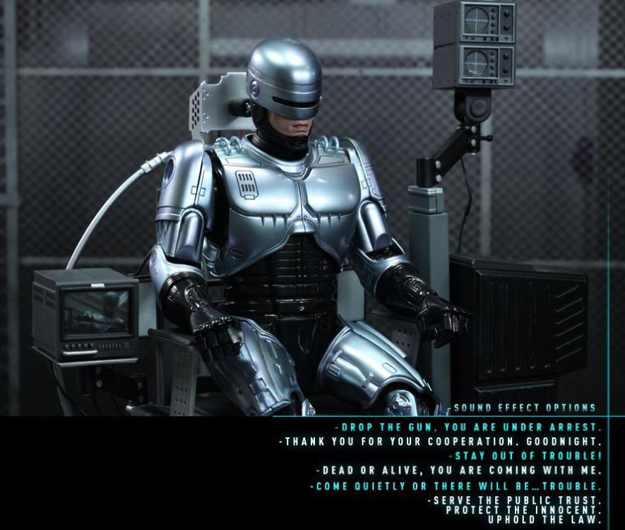 RoboCop MMS203D05 Robocop with Mechanical Chair (Docking Station) 1/6th Scale Collectible Figure Gallery Image 3