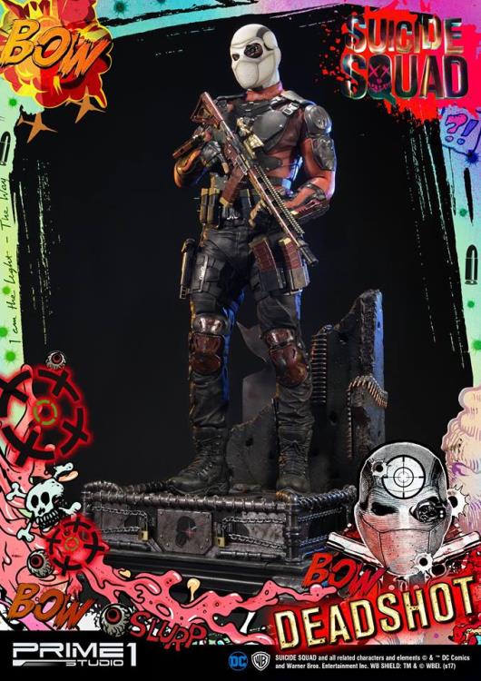 Suicide Squad Museum Masterline Deadshot Statue Gallery Image 5