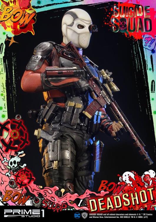 Suicide Squad Museum Masterline Deadshot Statue Gallery Image 12