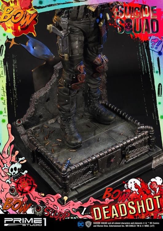 Suicide Squad Museum Masterline Deadshot Statue Gallery Image 8