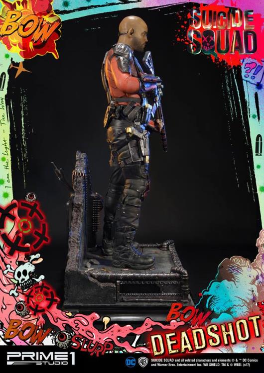 Suicide Squad Museum Masterline Deadshot Statue Gallery Image 3