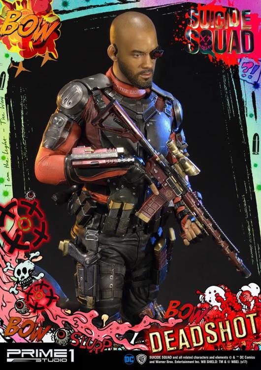 Suicide Squad Museum Masterline Deadshot Statue Gallery Image 10