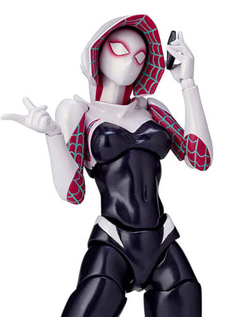 Marvel Amazing Yamaguchi Revoltech No.004 Spider-Gwen Action Figure Gallery Image 2