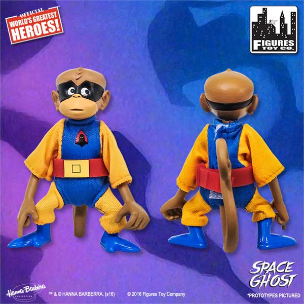 Space Ghost World's Greatest Heroes Jace, Jan & Blip Retro 8" Figures Set of 3 Gallery Image 3