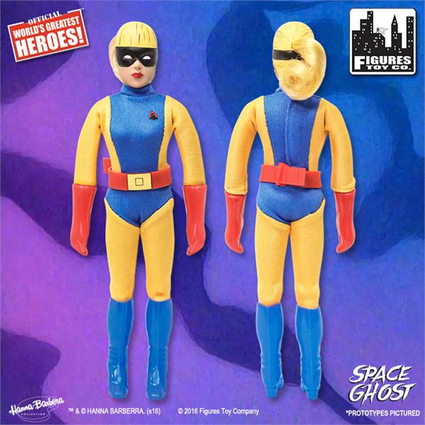 Space Ghost World's Greatest Heroes Jace, Jan & Blip Retro 8" Figures Set of 3 Gallery Image 4