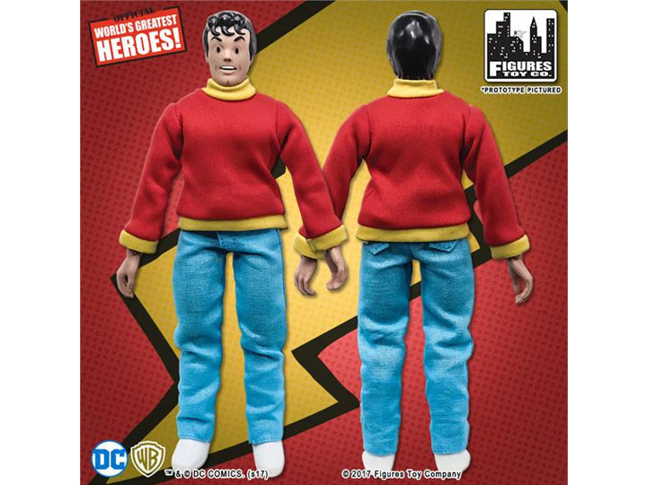 DC World's Greatest Heroes Shazam Series 1 Billy Batson 8" Retro Figure Gallery Image 1
