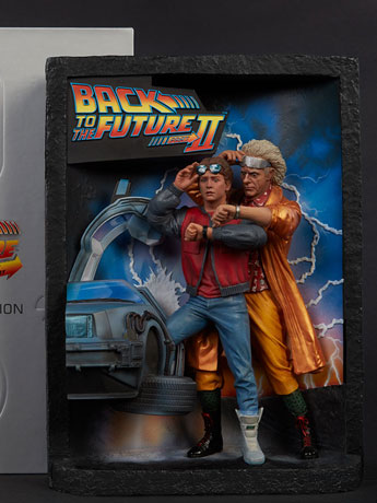 Back to the Future Sculpted Movie Poster and The Ultimate Visual History Collector's Edition Gallery Image 2