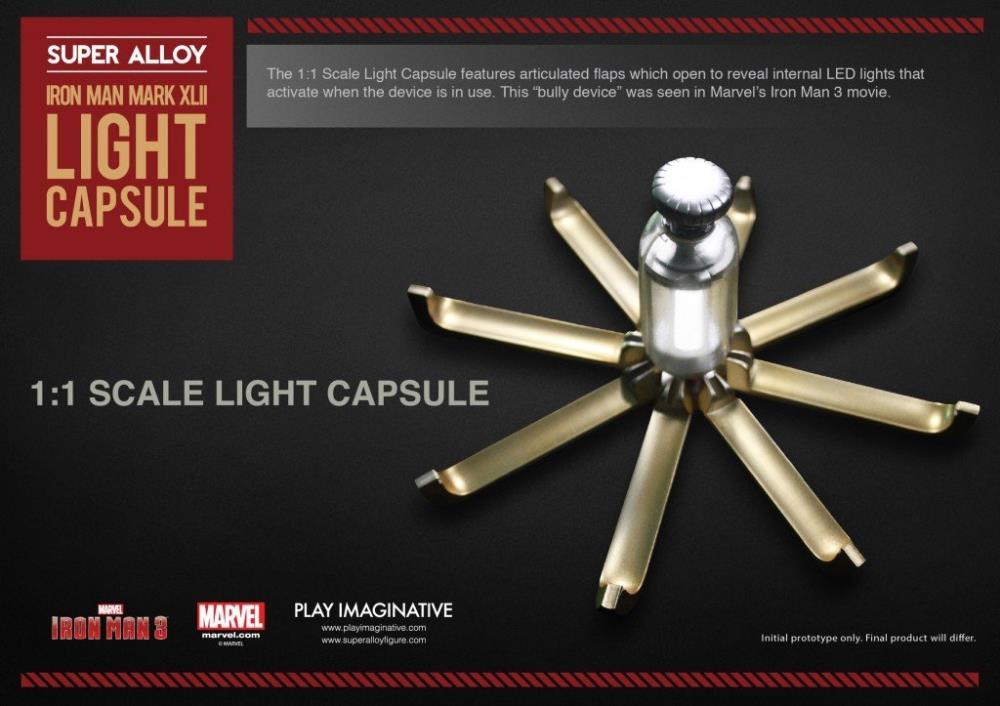 Super Alloy 1/1 Scale Iron Man Mark XLII Light Capsule Limited Edition Gallery Image 5