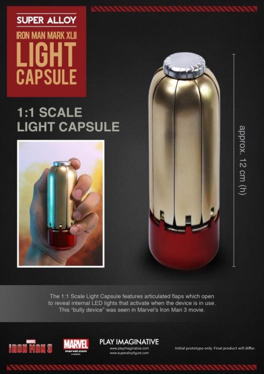 Super Alloy 1/1 Scale Iron Man Mark XLII Light Capsule Limited Edition Gallery Image 3