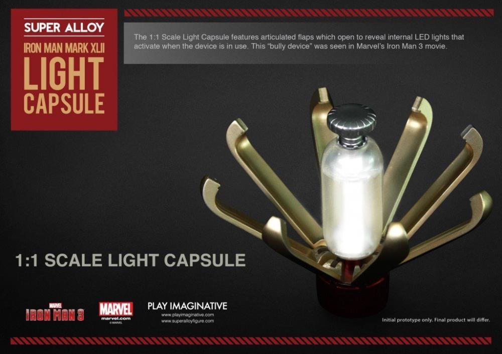 Super Alloy 1/1 Scale Iron Man Mark XLII Light Capsule Limited Edition Gallery Image 4