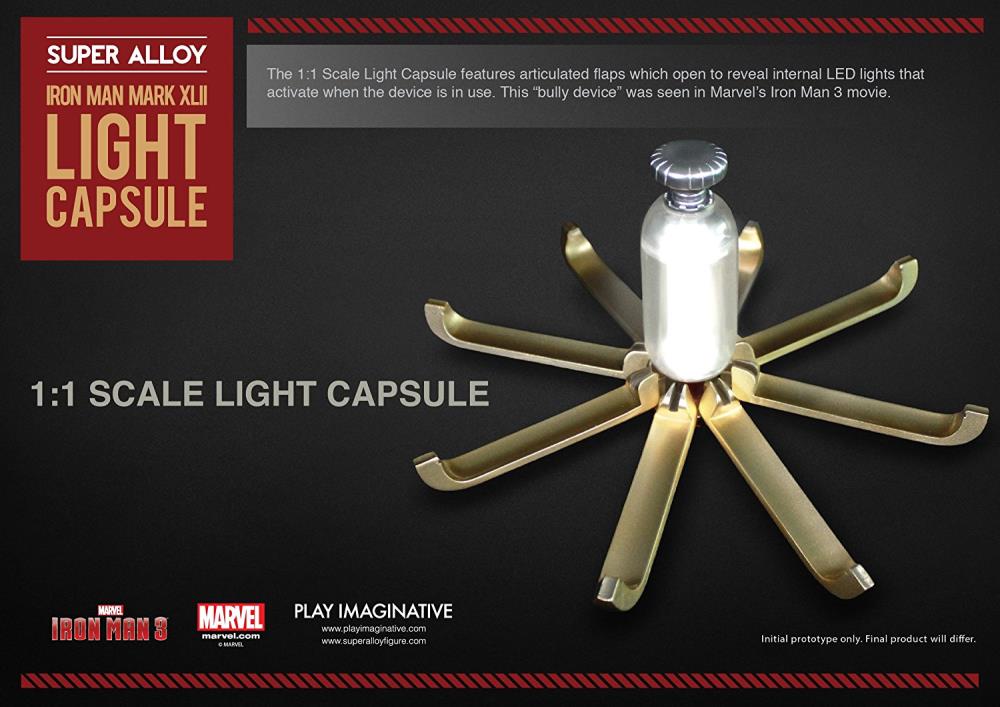 Super Alloy 1/1 Scale Iron Man Mark XLII Light Capsule Limited Edition Gallery Image 6