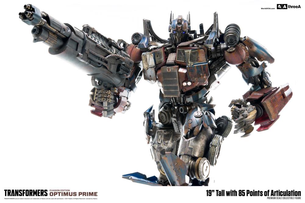 Transformers: Age of Extinction Optimus Prime Evasion Edition Premium Scale 19" Collectible Figure Gallery Image 11