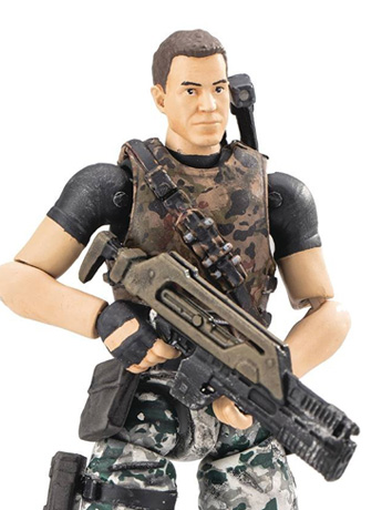 Aliens: Colonial Marines Jeremy Cruz 1:18 Scale Action Figure Gallery Image 2