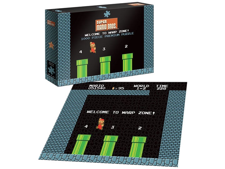 Super Mario Bros. Premium 1000-Piece Puzzle Welcome to Warp Zone Gallery Image 1