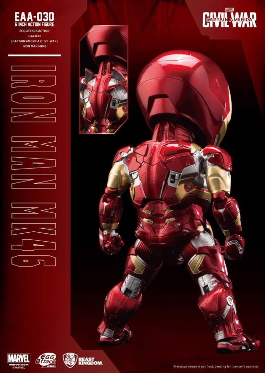 Captain America: Civil War Egg Attack Action EAA-030 Iron Man Mark XLVI PX Previews Exclusive Gallery Image 4