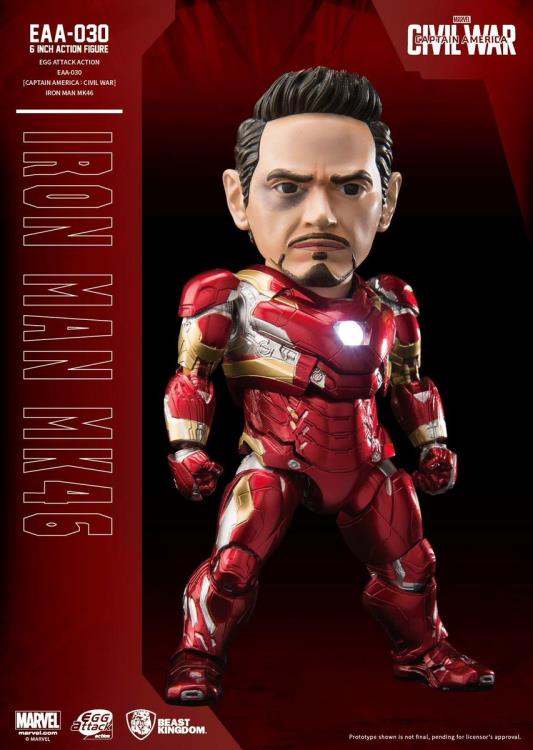 Captain America: Civil War Egg Attack Action EAA-030 Iron Man Mark XLVI PX Previews Exclusive Gallery Image 5