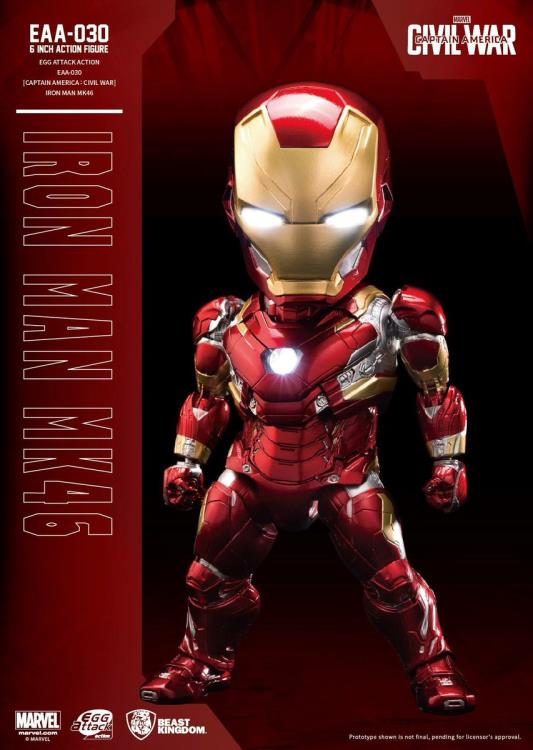 Captain America: Civil War Egg Attack Action EAA-030 Iron Man Mark XLVI PX Previews Exclusive Gallery Image 3
