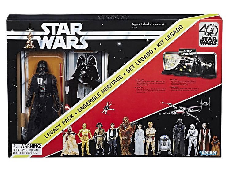Star Wars 40th Anniversary The Black Series 6" Darth Vader Legacy Pack Gallery Image 7