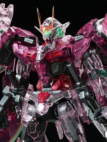Mobile Suit Gundam 00 PG Gundam 00 & Raiser (Trans-am Mode Clear Color) 1/60 Scale Armor Set Exclusive Gallery Image 2