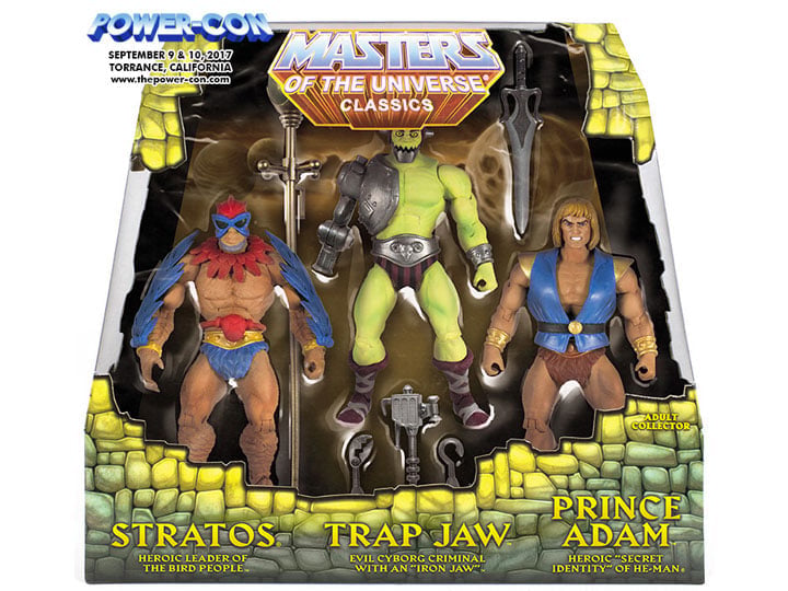Masters of the Universe Classics #1 Power-Con 2017 Exclusive Three-Pack Gallery Image 1