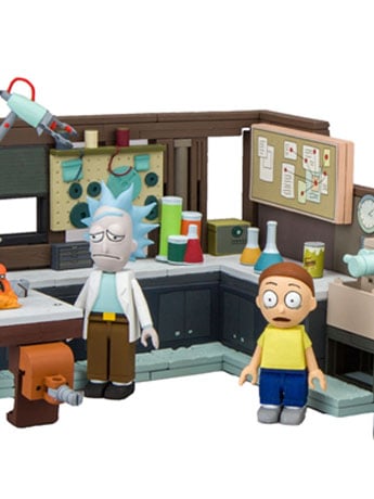 Rick and Morty Spaceship and Garage Large Construction Set Gallery Image 2