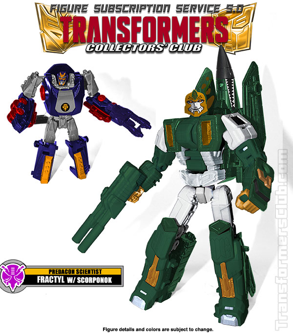 Transformers Subscription Figure 5.0 - Fractyl & Scorponok with Lifeline & Quickslinger Gallery Image 3