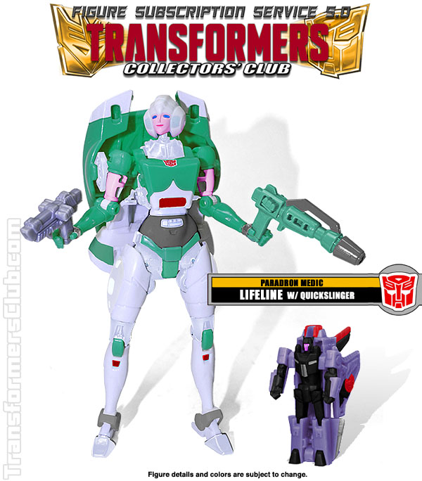 Transformers Subscription Figure 5.0 - Fractyl & Scorponok with Lifeline & Quickslinger Gallery Image 4