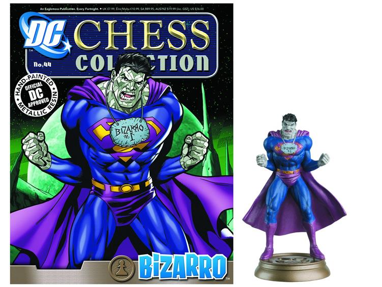 DC Superhero Chess Figure Collection #44 - Bizarro Black Pawn Gallery Image 1