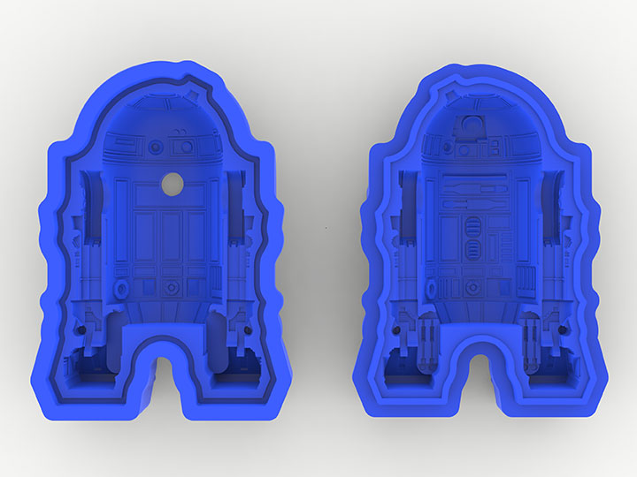 Star Wars R2-D2 (A New Hope) Silicone Mold Gallery Image 1