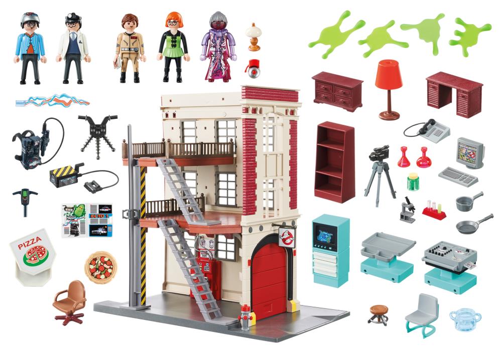 Ghostbusters Playmobil Firehouse Playset Gallery Image 3