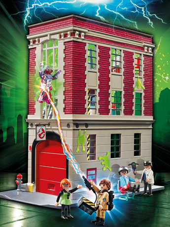 Ghostbusters Playmobil Firehouse Playset Gallery Image 2