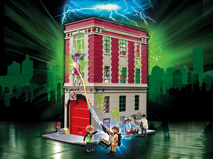 Ghostbusters Playmobil Firehouse Playset Gallery Image 1