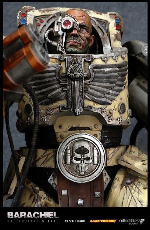 Space Hulk: Deathwing Terminator Barachiel 1/4 Scale Statue Gallery Image 9