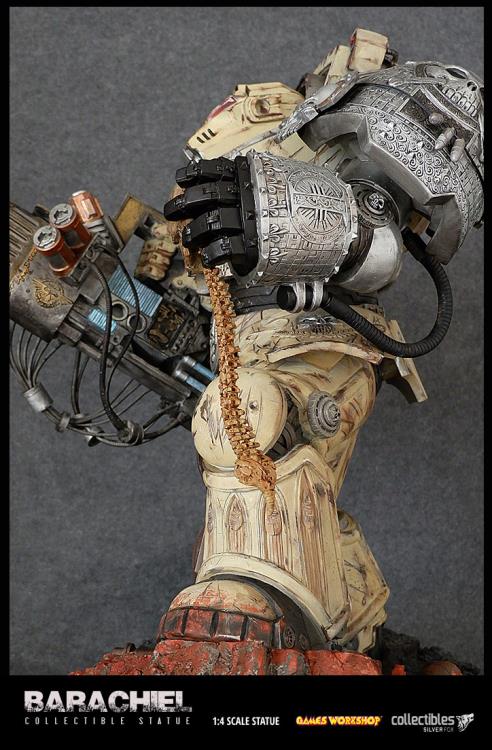 Space Hulk: Deathwing Terminator Barachiel 1/4 Scale Statue Gallery Image 4