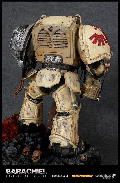 Space Hulk: Deathwing Terminator Barachiel 1/4 Scale Statue Gallery Image 5