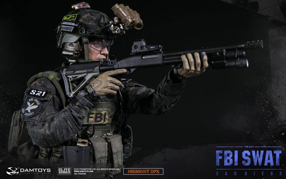 1/6 Scale Elite Series FBI SWAT Team Agent - San Diego (Midnight Ops)