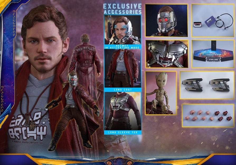 Guardians of the Galaxy Vol. 2 MMS421 Star-Lord (Deluxe Ver.) 1/6th Scale Collectible Figure Gallery Image 12