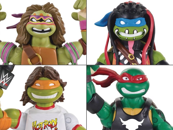 Teenage Mutant Ninja Turtles WWE Crossover Collector Figure - Case of 4 Gallery Image 1