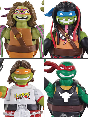 Teenage Mutant Ninja Turtles WWE Crossover Collector Figure - Case of 4 Gallery Image 2
