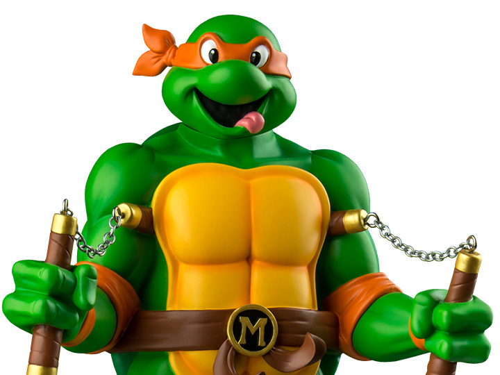 Teenage Mutant Ninja Turtles Michelangelo 12" Statue Gallery Image 1