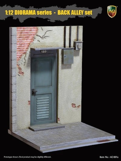 1/12 Scale Diorama Series Back Alley Set of 3 Gallery Image 3