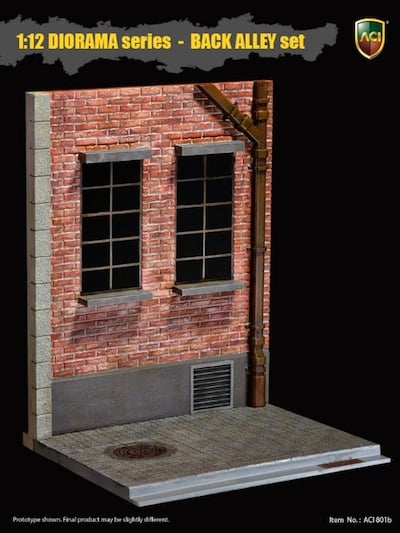 1/12 Scale Diorama Series Back Alley Set of 3 Gallery Image 5