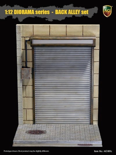 1/12 Scale Diorama Series Back Alley Set of 3 Gallery Image 4