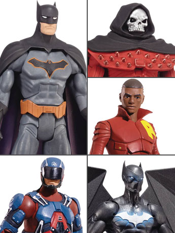 DC Comics Multiverse Wave 6 Set of 5 Figures (Collect & Connect Bat Mech Suit) Gallery Image 2