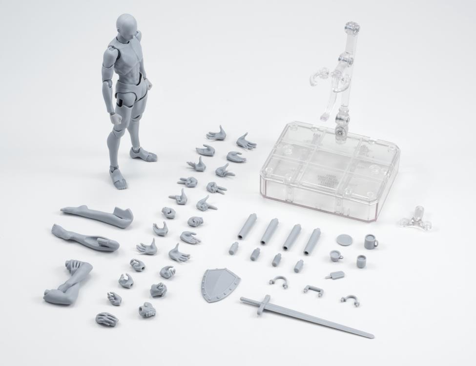 S.H.Figuarts DX Body-kun Takarai Rihito Edition Set (Gray) Gallery Image 10