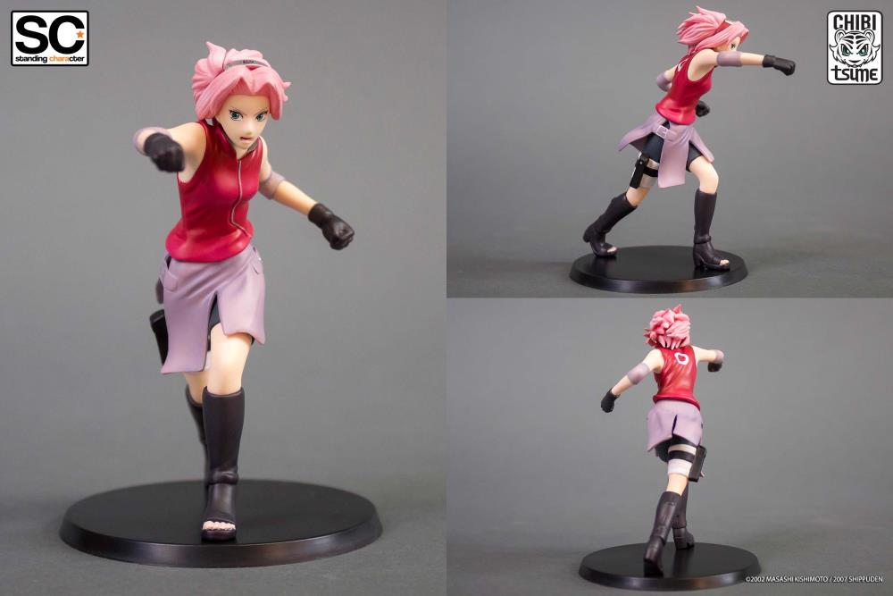 Naruto Shippuden Standing Character 1/12 Scale Figures Set of 4 Gallery Image 5