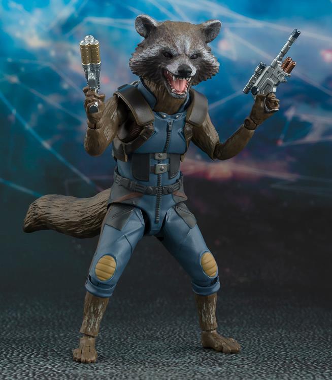 Guardians of the Galaxy Vol. 2 S.H.Figuarts Rocket & Baby Groot Exclusive Gallery Image 3