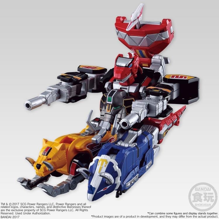 Mighty Morphin Power Rangers Super Mini-Pla Megazord Model Kit Gallery Image 9