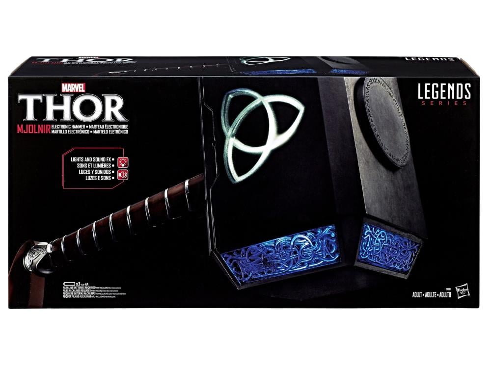 Marvel Legends Series Mjolnir Electronic Hammer Gallery Image 12